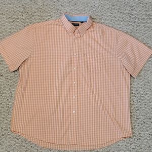 Arrow Short-Sleeve Button-Down Plaid Shirt